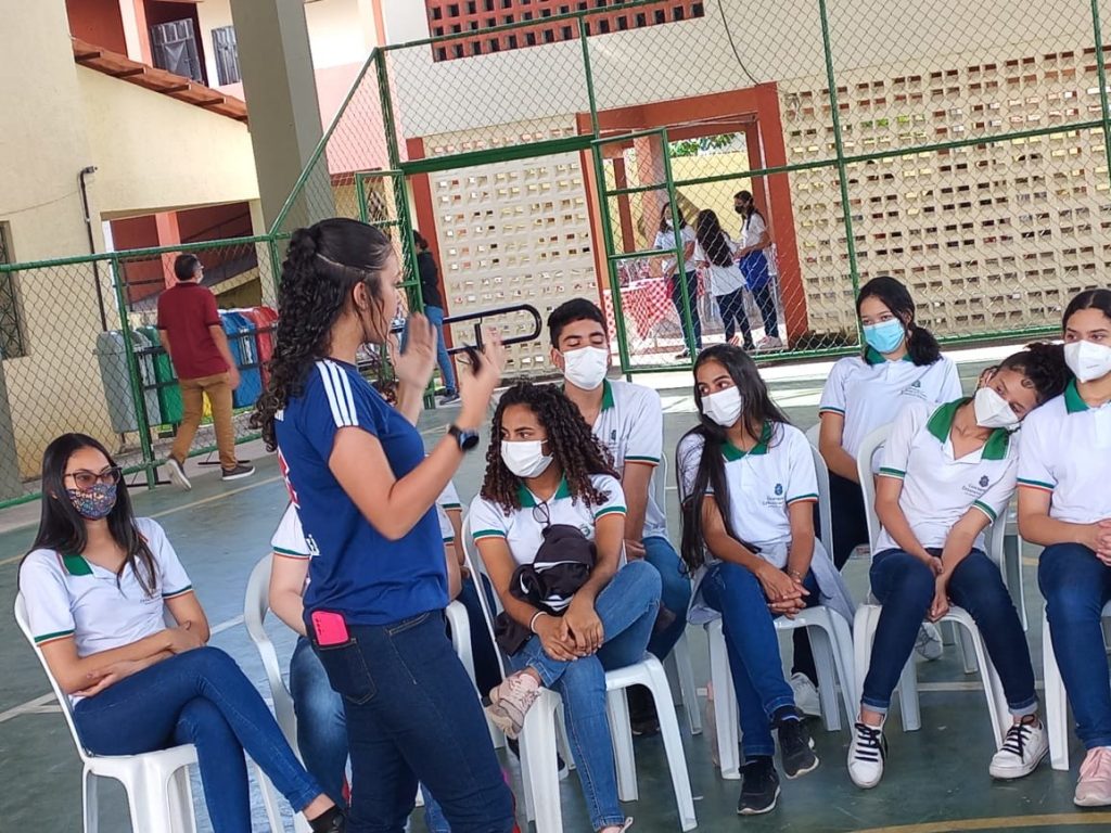 Visita da escola